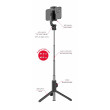 Selfie tyč Swissten BLUETOOTH SELFIE STICK ALUMINUM TRIPOD PRO