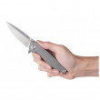 Zavírací nůž Acta Non Verba Z300 Frame lock, plain edge, titan
