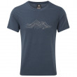 Pánské triko Mountain Equipment Groundup Mountain Tee-denim blue