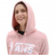 Dámská růžová mikina Vans Wm Drop V Logo Hoodie
