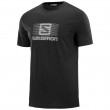 Pánské triko Salomon Blend Logo SS Tee M-black