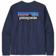 Pánské triko Patagonia P-6 Logo Responsibili Tee LS