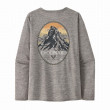 Dámské triko Patagonia W's L/S Cap Cool Daily Graphic Shirt - Lands