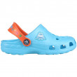 Dětské sandály Coqui Little Frog 8701 blue/orange boční pohled