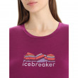 Dámské funkční triko Icebreaker Women Tech Lite II SS Tee Mountain Geology