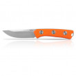 Nůž Acta Non Verba P200 Mk.II Stonewash, plain edge, orange grip, kydex sheath