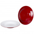 Hluboký talíř Bo-Camp Deep plate melamine 2-tone-red