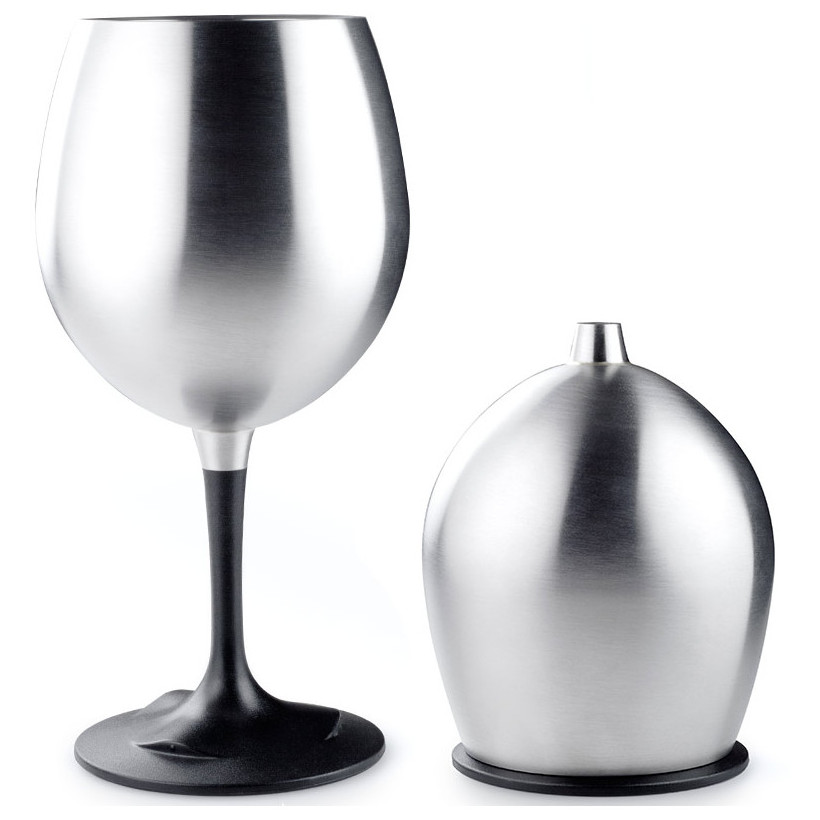 GSI Outdoors Glacier Stainless Red Wine Glass