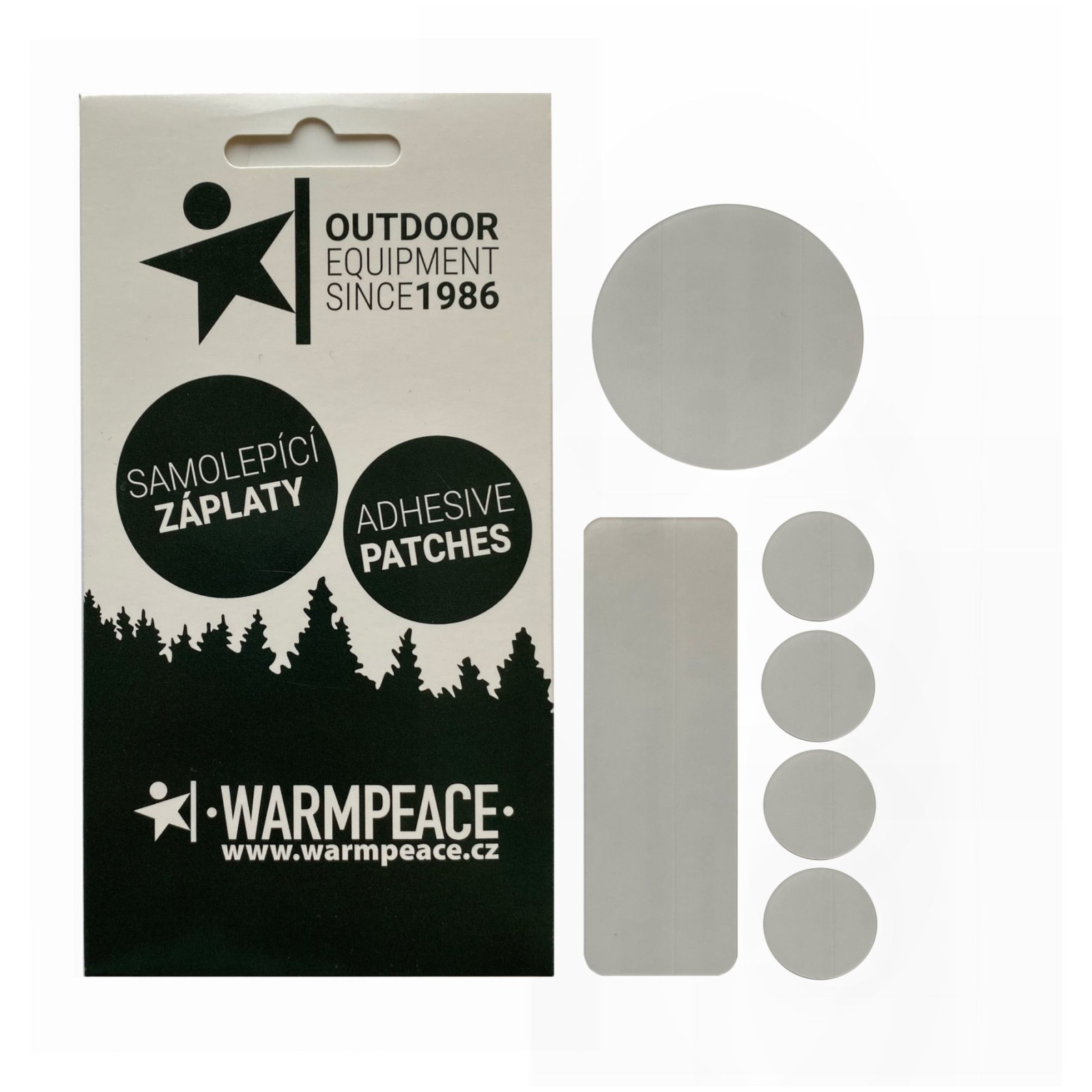 Warmpeace Samolepiace náplasti Warmpeace Self Adhesive Patch mix 6 ks