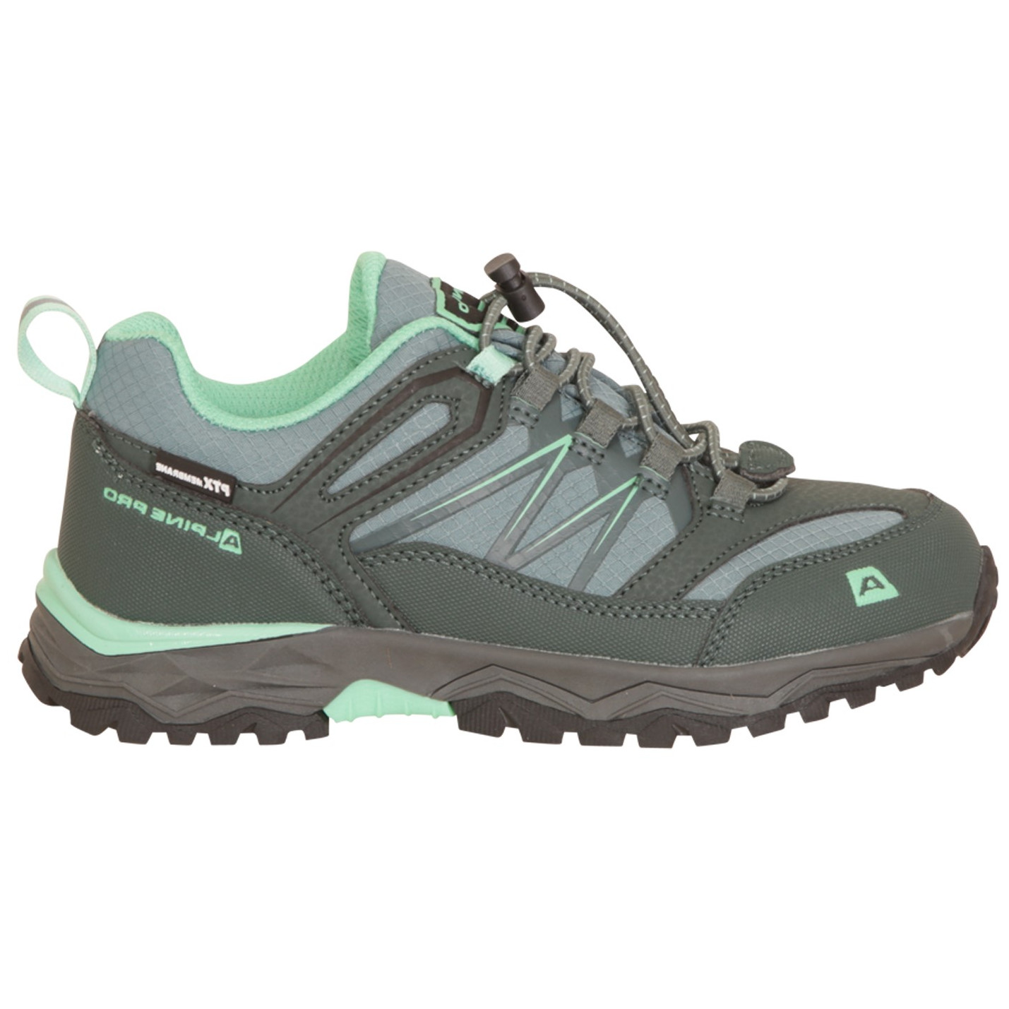 Dětské boty Alpine Pro Cermo Velikost bot (EU): 32 / Barva: šedá/zelená