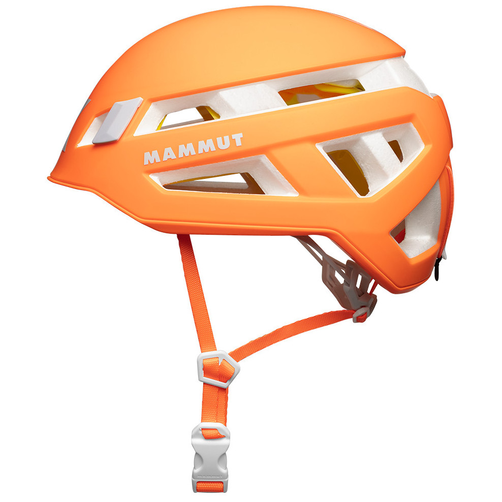 Lezecká helma Mammut Nordwand MIPS Helmet Velikost helmy: 52-57 cm / Barva: oranžová
