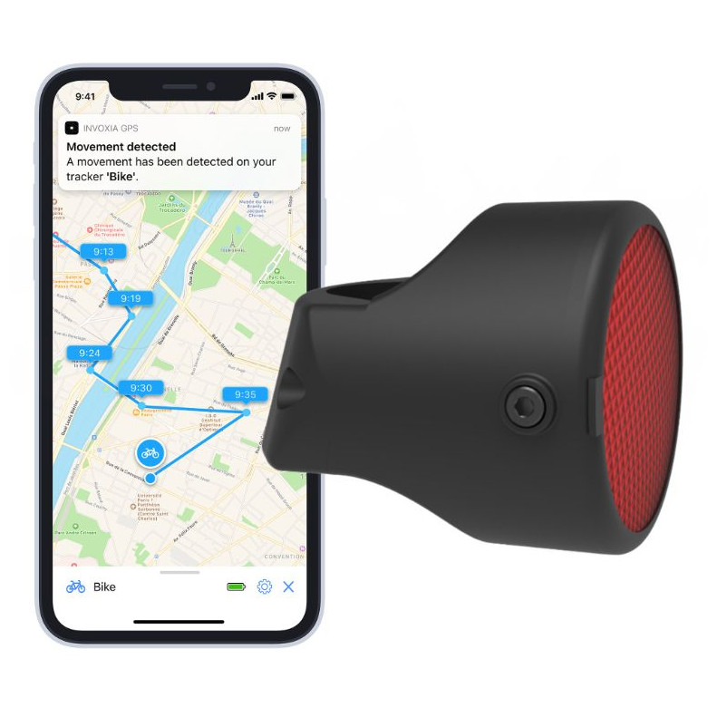 Alarm na kolo Invoxia Bike Tracker GPS Barva: černá