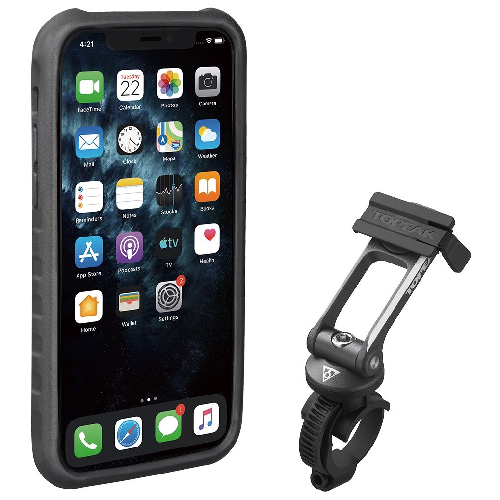 Obal Topeak Ridecase pro Iphone 11 Pro Barva: černá/šedá