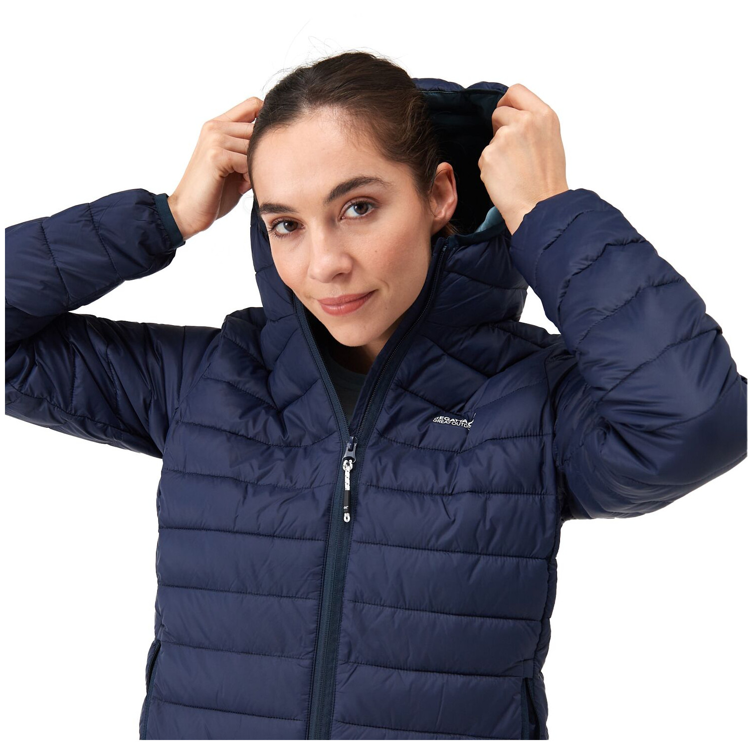Chaqueta Acolchada Regatta Para Mujer Marizion Con Capucha - Impermeable, Aislante, Ideal Para Senderismo