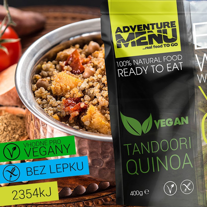 Adventure Menu Tandoori Quinoa vegan