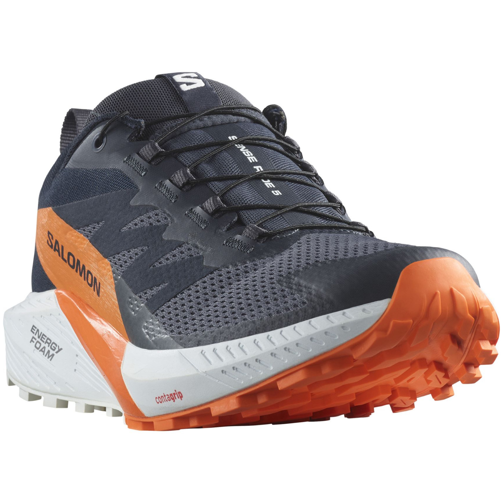 Pánské běžecké boty Salomon Sense Ride 5 Gore-Tex Velikost bot (EU): 41 1/3 / Barva: modrá/oranžová