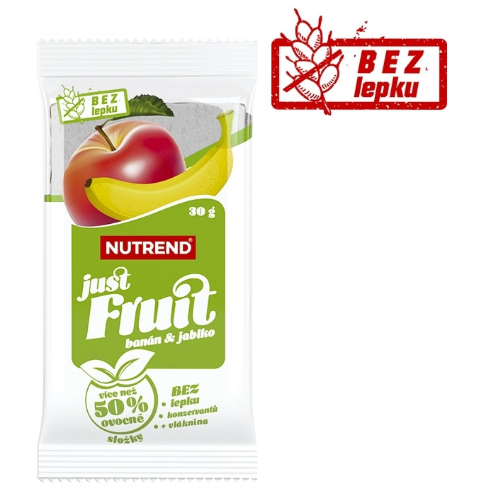 Tyčinka Nutrend Just Fruit Příchuť: banán + jablko