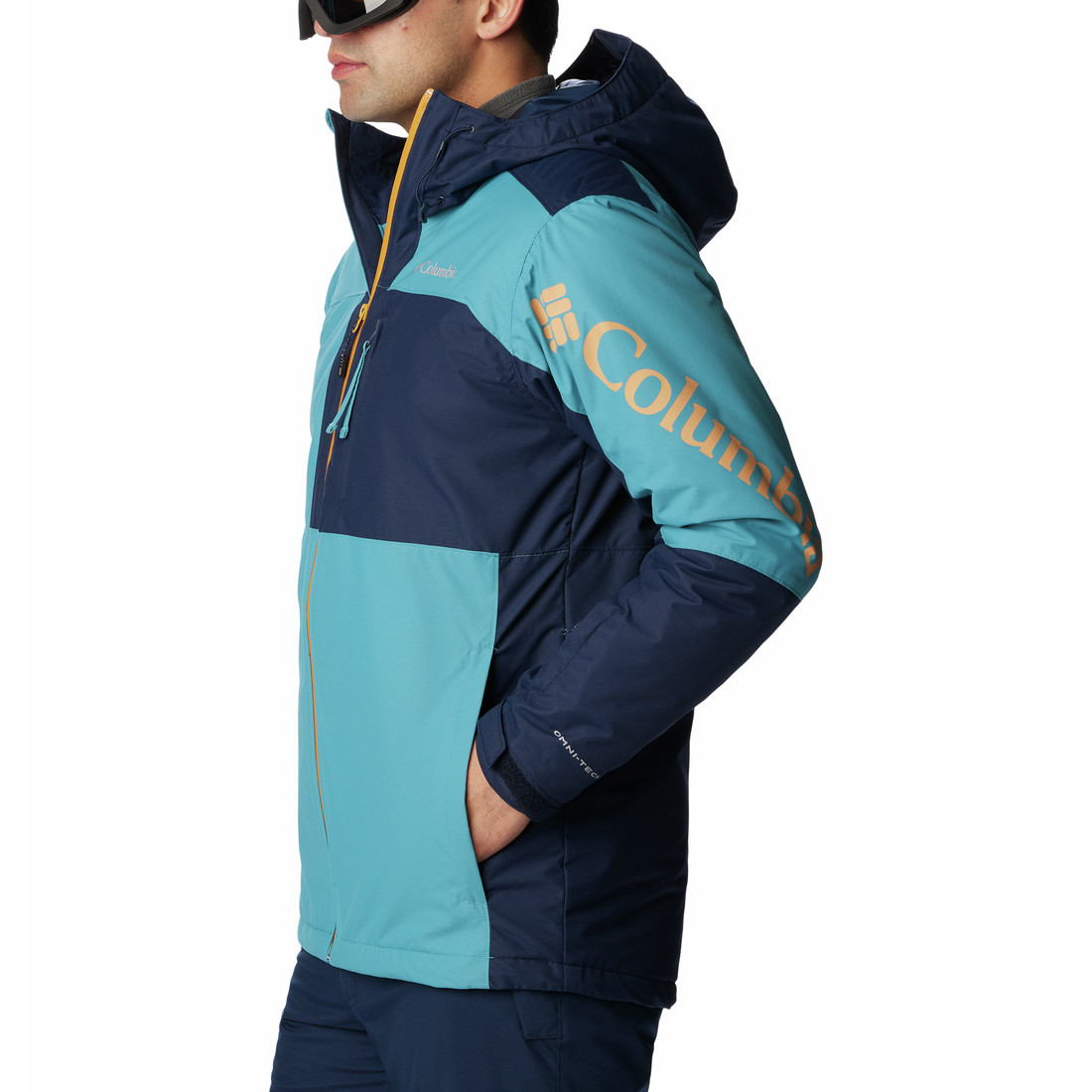 Columbia Timberturner II Veste Ski Homme - Imperméable, Omni-Heat & Capuche, Parfaite Pour Les Pistes