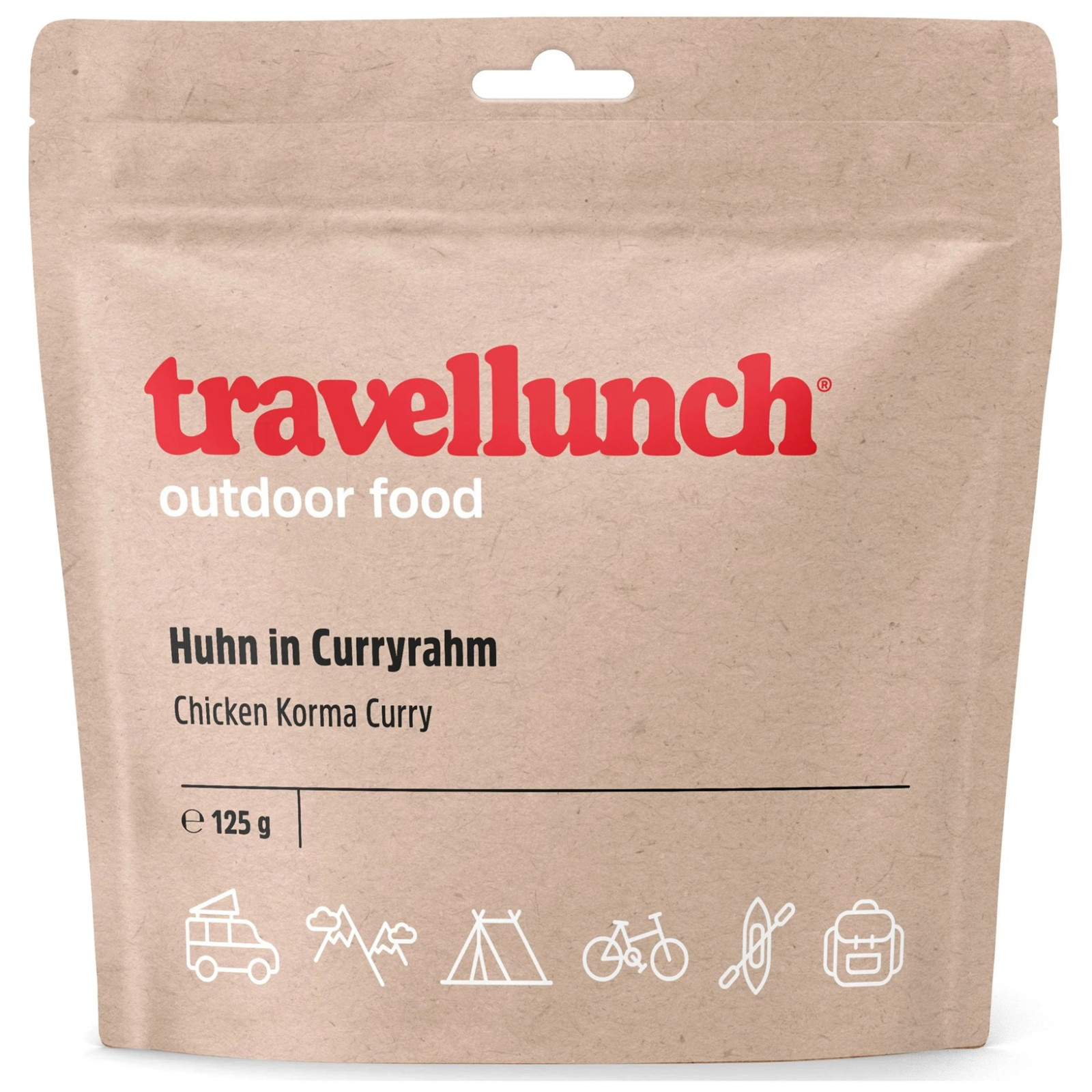 Travellunch Kuře Korma kari s rýží 125 g
