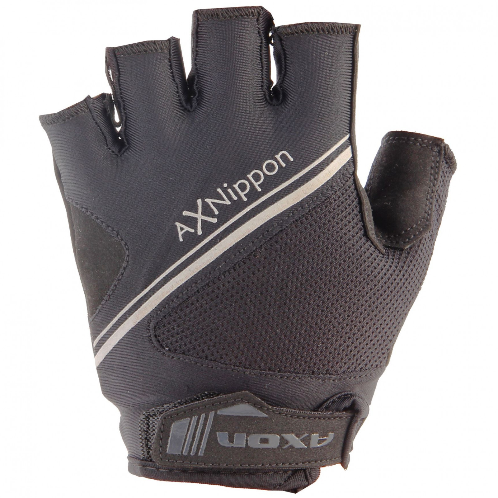 Cyklistické rukavice Axon Cyklorukavice 374 Velikost: L / Barva: černá
