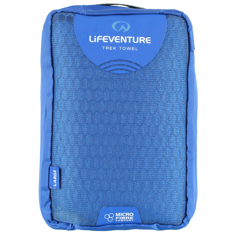 Serviette Lifeventure Recycled Softfibre Trektowels Bleu L