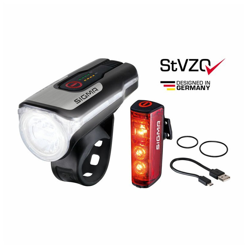 Nejlepší cyklistická světla Sigma Aura 80 USB Blaze
