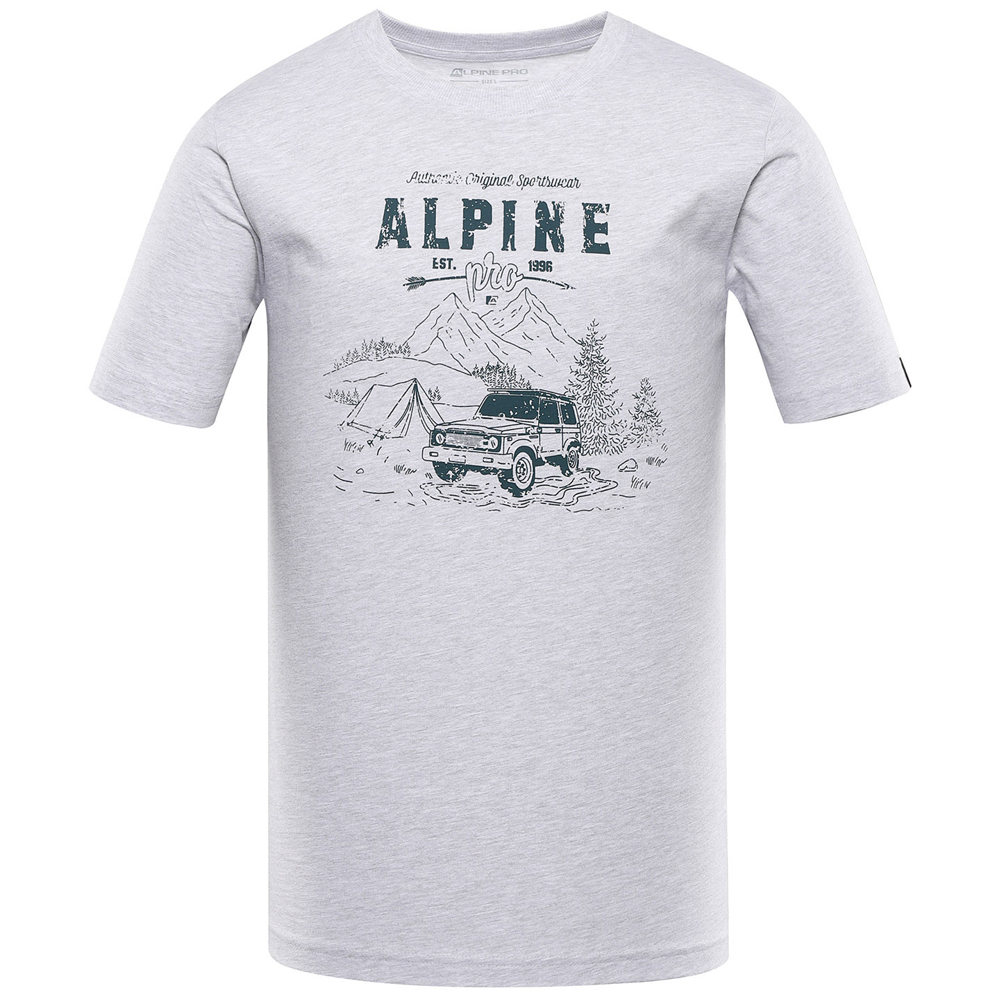 Pánské triko Alpine Pro Goraf Velikost: XL / Barva: bílá
