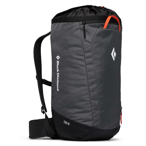 Lezecký batoh Black Diamond Crag 40 Backpack Velikost zad batohu: M/L / Barva: šedá/černá