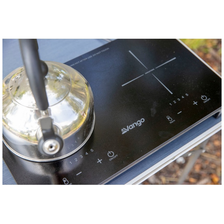 Konvice Vango 2L Stainless Steel kettle with folding handle 4camping.cz