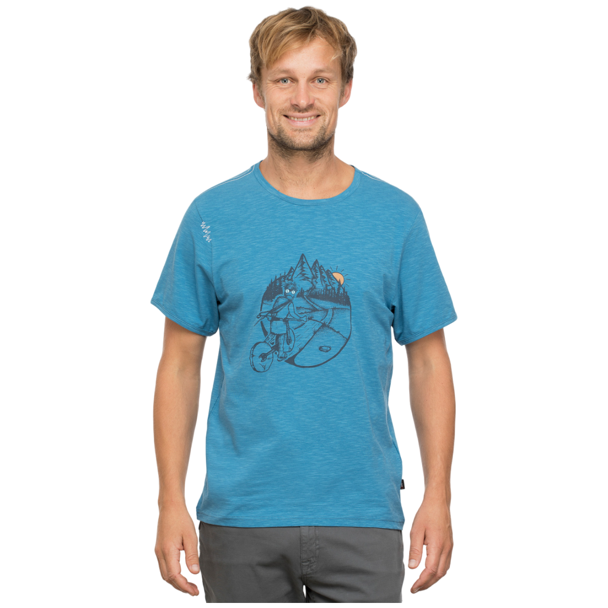 Pánské tričko Chillaz Homo Mons Velo Velikost: XXL / Barva: modrá
