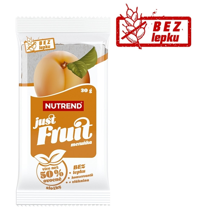 Tyčinka Nutrend Just Fruit Příchuť: meruňka