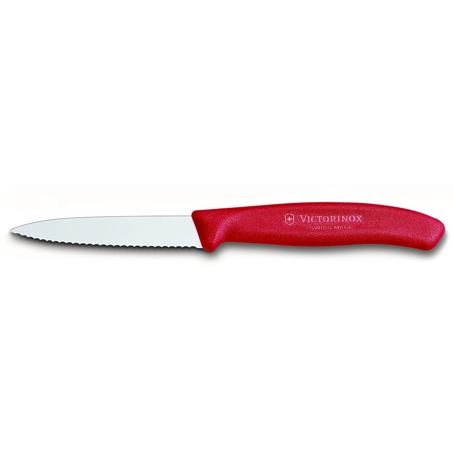 Nůž na zeleninu Victorinox vlnitý 8 cm Barva: červená