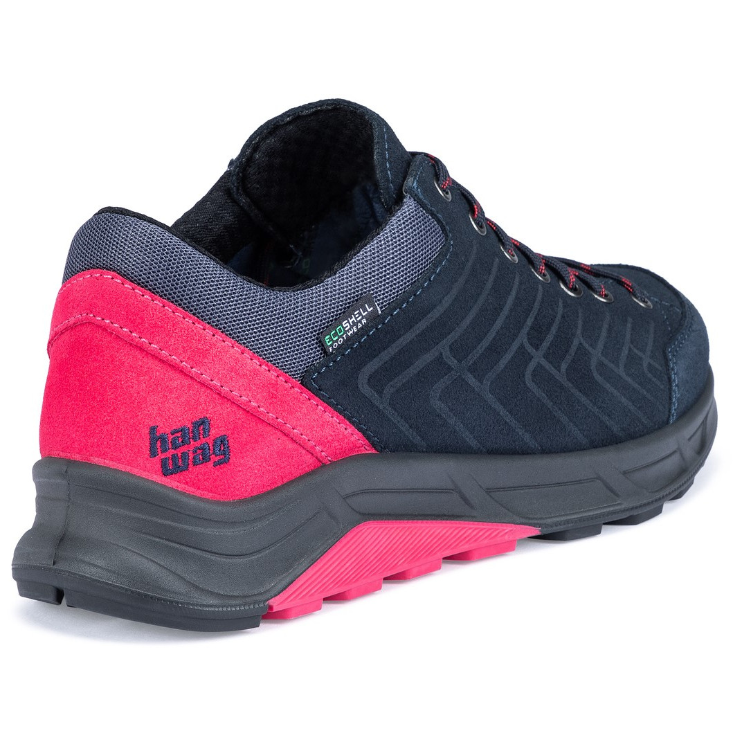 Chaussures De Randonnée Femme Hanwag Coastrock Low ES - Cuir Perwanger - Membrane EcoShell Sans PFC - Léger 310g