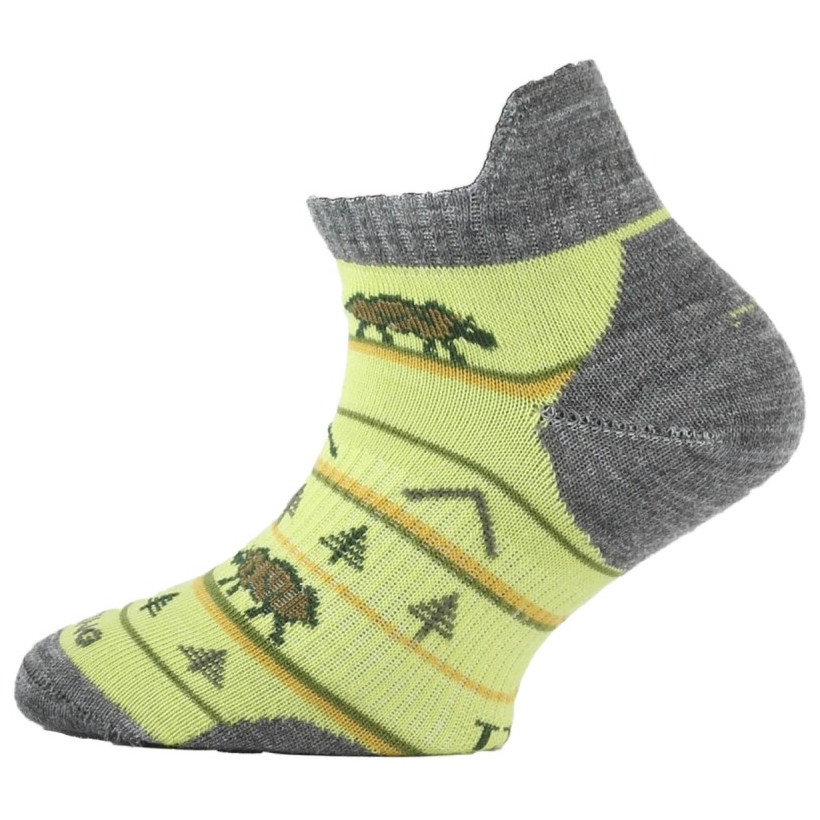 Dětské ponožky Lasting TJM Velikost ponožek: 34-37 / Barva: žlutá