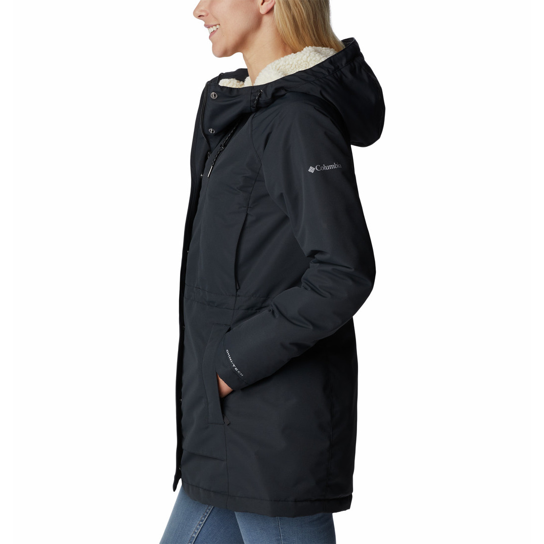 Veste Imperméable Columbia South Canyon - Coupe Mi-longue, Doublure Chaude, Capuche Amovible - Homme, Pour Randonnée, Ville, Plein Air