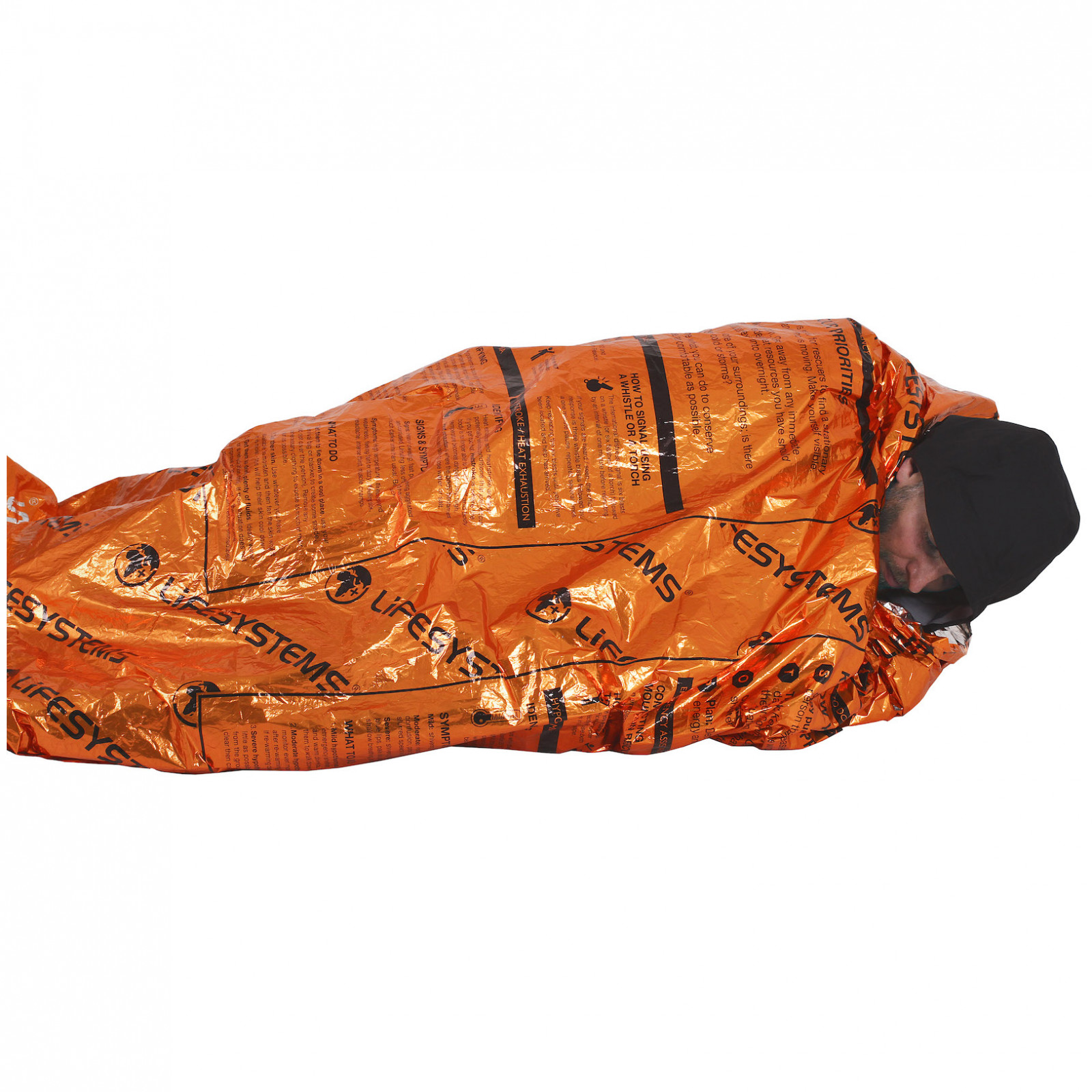 Izotermická fólie Lifesystems Heatshield Blanket - Single Barva: oranžová