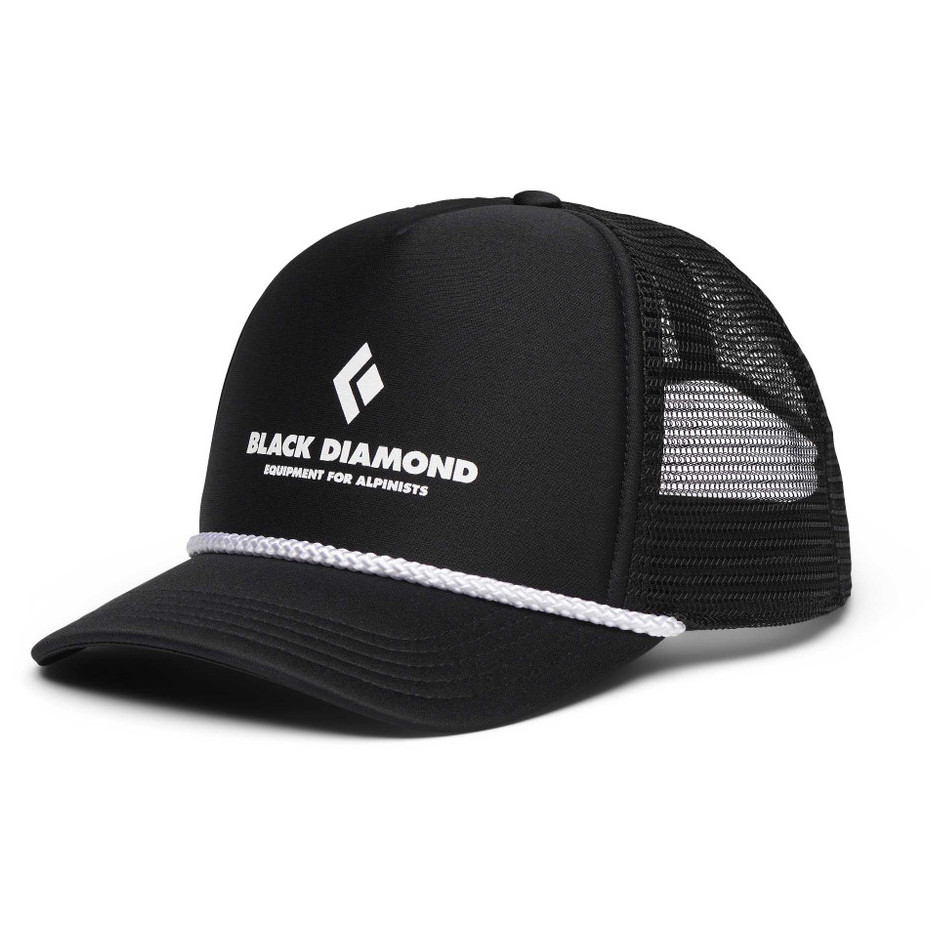 Kšiltovka Black Diamond Flat Bill Trucker Hat Barva: černá