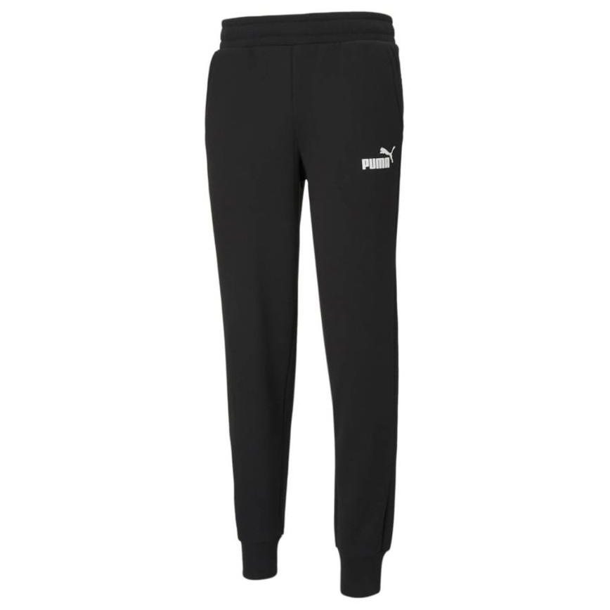 Pánské tepláky Puma ESS Logo Pants FL cl Velikost: L / Barva: černá