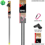 Nordic walking hole Fizan Carbon Pro 2-pcs