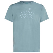 Pánské funkční triko Icebreaker Merino Blend 125 Cool-Lite™ Sphere SS Tee Across the Peaks