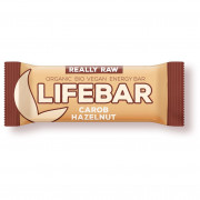 Tyčinka Lifefood Lifebar karobová s lískovými oříšky BIO RAW