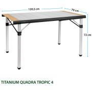 Stůl Brunner Quadra Tropic Adjustar 4