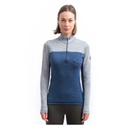 Dámské funkční triko Sensor Merino Bold dl. rukáv zip