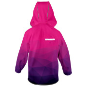 Dětská softshellová bunda WAMU Mozaika purple