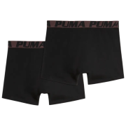 Pánské boxerky Puma Striped Elastic Boxers 2P black