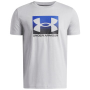 Dětské funkční triko Under Armour UA B Boxed Sports Update SS Mod Gray Light Heather