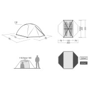 Turistický stan Robens Lodge 2 Exp