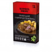 Hotové jídlo Expres menu KM Hovězí guláš s opečenými brambory