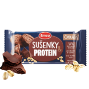 Jídlo na cesty Emco Ovesné sušenky s čokoládou a proteinem 60g