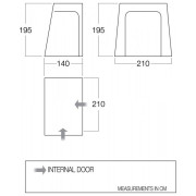 Ložnice Vango BR001 - Drive Away Awning Bedroom